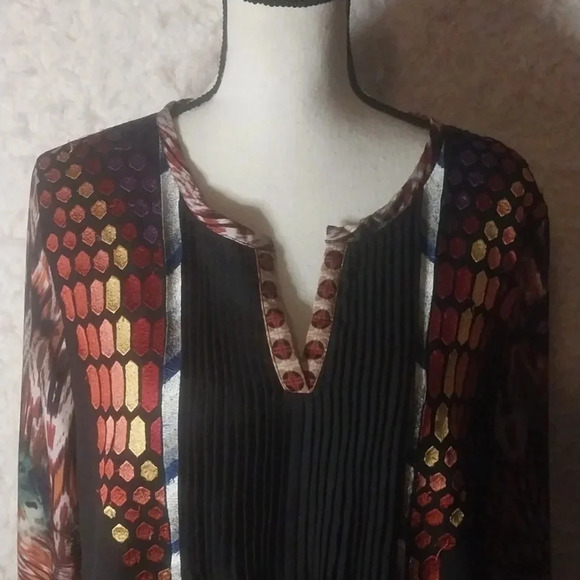 Boho Ranna Gill Embroidered Tunic Blouse - Picture 4 of 10